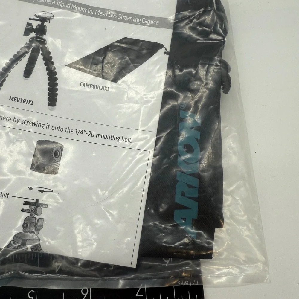 Arkon 11 Camera Tripod Mount for Mevo Live Streaming Camera 1/4-20‎ Compatible